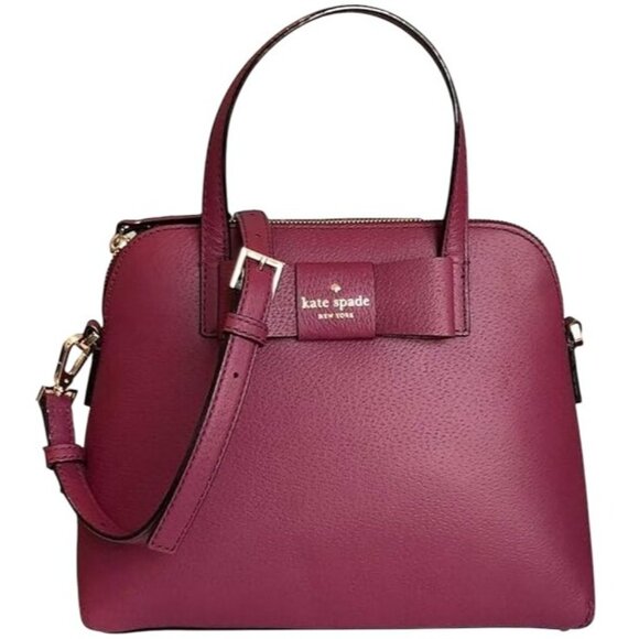 Kate Spade New York Matthews Street Maise Leather Satchel Purse - Picture 1 of 14